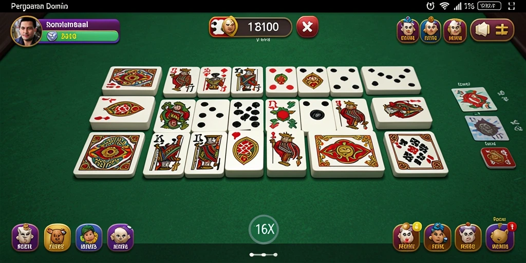 Gameplay seru dan interaktif dari 116X dalam permainan Domino.