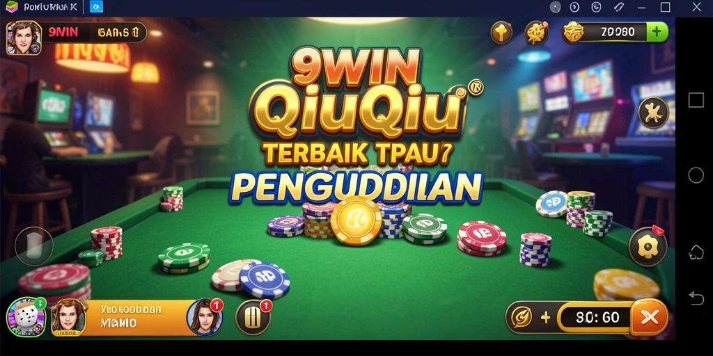 Tampilan gameplay QiuQiu yang seru di 9WIN.