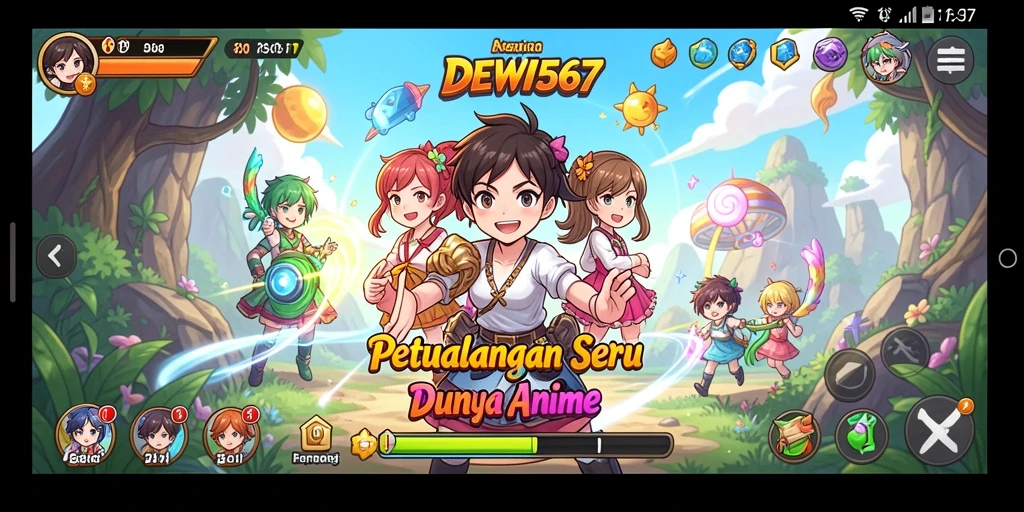 Tampilan gameplay DEWI567 yang menarik dan penuh warna.