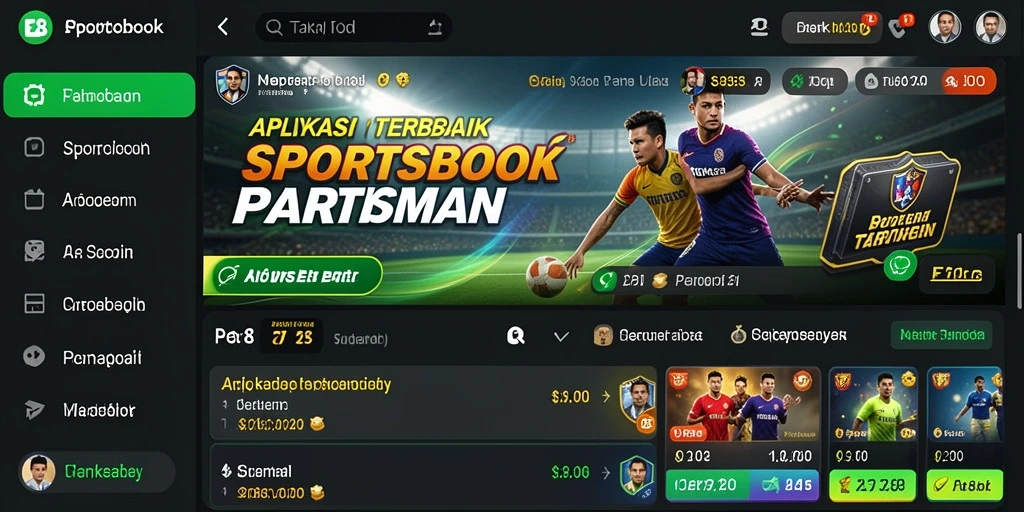Tampilan gameplay FO8 dengan fitur taruhan olahraga yang interaktif.