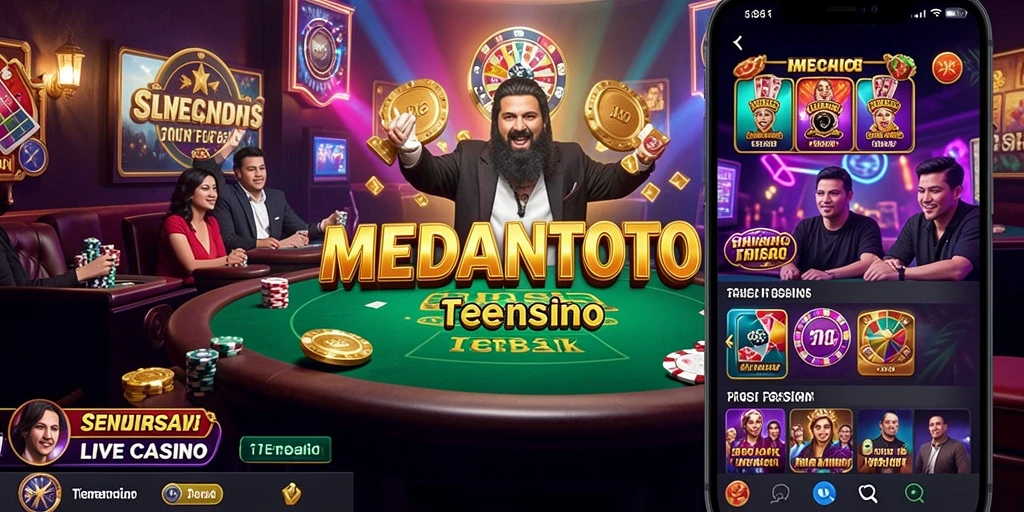 Tampilkan gameplay langsung yang mendebarkan dari MEDANTOTO.