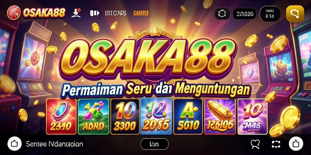 Gameplay seru OSAKA88 dengan berbagai slot menarik.