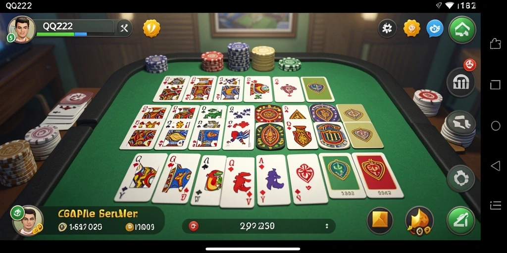 Tangkapan layar dari gameplay seru di QQ222.