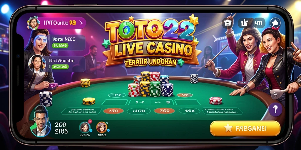 Tampilan gameplay menarik TOTO22 dengan dealer langsung yang profesional.